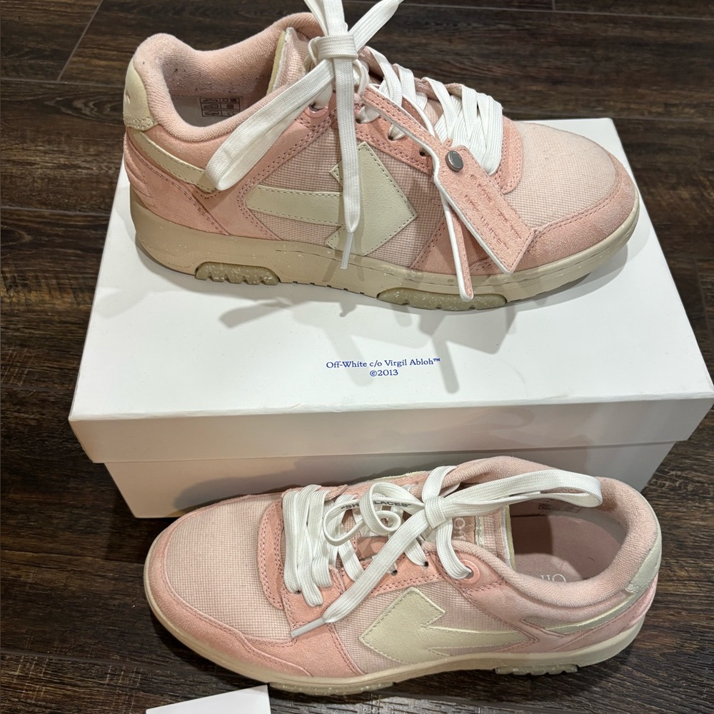 Off-White Out-of-Office White/Pink Sneakers